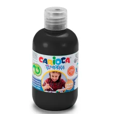 Tempera negra de 250 ml - Carioca