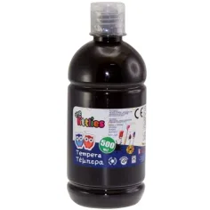 Tempera negra de 500ml