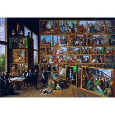 imagen de Teniers: Colección de arte del archiduque Leopoldo Puzzle HQC 2000 piezas - Clementoni 2