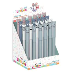 The Littlies: Lindo bolígrafo borrable de animales varios 1ud