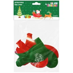 imagen de The Littlies: Set de globos con texto navideño y de Año Nuevo de 8 unidades 1
