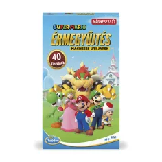 Thinkfun: Super Mario - Recolección de Monedas, juego de viaje magnético