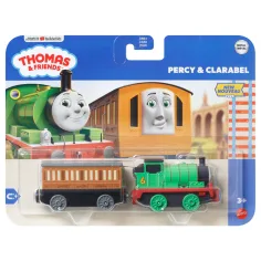 Thomas Deluxe Locomotora Doble Paquete Percy & Clarabel - Mattel