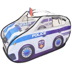 Tienda de juegos de coche de policía con ventanas de malla 99x50x50cm