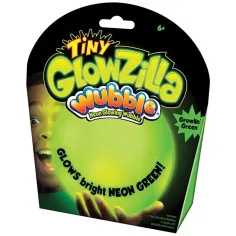 Tiny Glowzilla Wubble balón de burbujas de neón iluminado verde de 30 cm