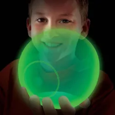 imagen de Tiny Wubble pelota de burbujas verde que brilla en la oscuridad 30cm 2