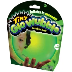 Tiny Wubble pelota de burbujas verde que brilla en la oscuridad 30cm