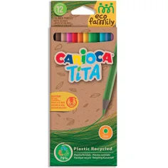 Tita Eco Family lápiz de colores set de 12 piezas - Carioca