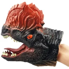 Títere de dinosaurio Dilophosaurus