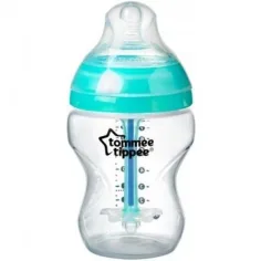 imagen de Tommee Tippee: Advanced ANTI-COLIC biberón turquesa 260ml (0 meses+) 2