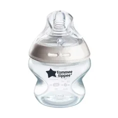 imagen de Tommee Tippee: Closer To Nature botella de biberón transparente 150ml (0 meses+) 2