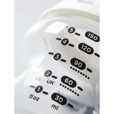 imagen de Tommee Tippee: Closer To Nature botella de biberón transparente 150ml (0 meses+) 3