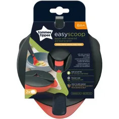Tommee Tippee: Easyscoop tazón de alimentación con tapa y cuchara