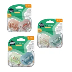 imagen de Tommee Tippee: Set de chupetes ortodónticos AnyTime de 2 unidades (6-18 meses) 2