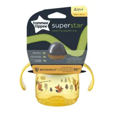 Tommee Tippee: Superstar Vaso de entrenamiento amarillo 190ml (4 meses+)