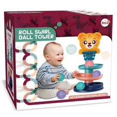 imagen de Torre de Pelotas: Divertida pista de pelotas con animales en varias versiones 45x22cm 1ud 3