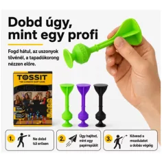 imagen de Tossit Starter Pack lila-verde silicona dardos juego de mesa 4