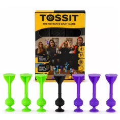 Tossit Starter Pack lila-verde silicona dardos juego de mesa