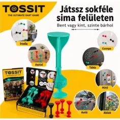 imagen de Tossit Starter Pack rojo-turquesa silicona dardos juego de mesa 5