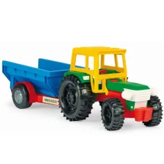 Tractor con remolque volquete 38,5cm - Wader