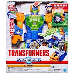 Transformers CYBERWORLD: set de juego de batalla de Scorponok - Hasbro