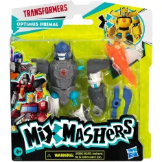 Transformers: Mix Mashers figura Optimus Primal con accesorios - Hasbro