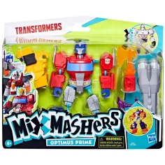 Transformers: Mix Mashers Optimus Prime figura de robot con accesorios - Hasbro