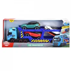 Transportador de coches con 3 coches pequeños - Dickie Toys