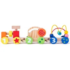 Trenecito de madera juguete educativo - Woodyland
