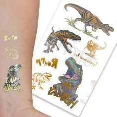 TyToo: Pegatinas de tatuaje de T-rex de dinosaurio
