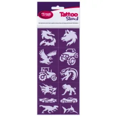 TyToo: Power Pack plantilla de tatuajes de brillo para niños