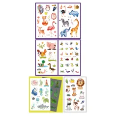 imagen de TyToo: Set de pegatinas de tatuajes de animales de 69 piezas 2
