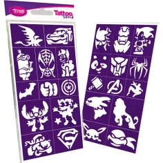 Tytoo: Set de plantillas de héroes de 25 piezas