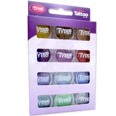 TyToo: Set de purpurina de colores adicionales 12x2,5ml