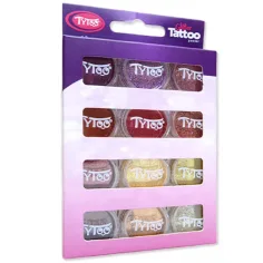 TyToo: Set de purpurina de colores cálidos 12x2,5ml