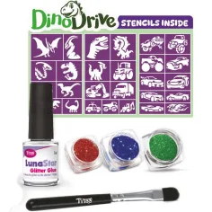 imagen de TyToo: Set de tatuajes de brillo DinoDrive 2