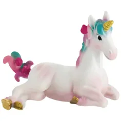 Unicornio potro de cuerno dorado figura de juguete - Bullyland