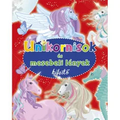 Unicornios y criaturas de cuento para colorear