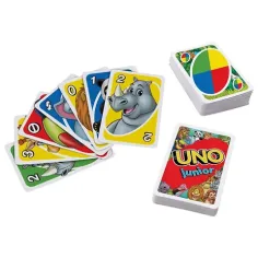 imagen de UNO Junior juego de cartas de animales - Mattel 2