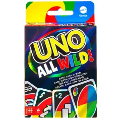 UNO: ¡Todo Salvaje! - Juego de cartas de locura - Mattel