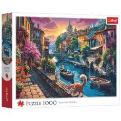 Vacaciones en Italia puzzle premium de 1000 piezas - Trefl