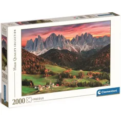 Val di Funes, Italia HQC puzzle de 2000 piezas - Clementoni