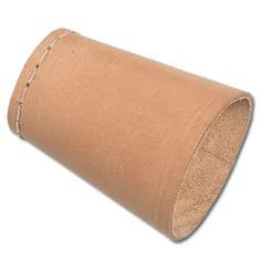 imagen de Vaso de cuero para juegos de dados - Piatnik 1