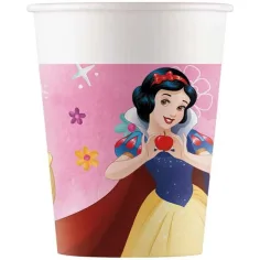 Vasos de papel de Princesas Disney 8 unidades 200ml