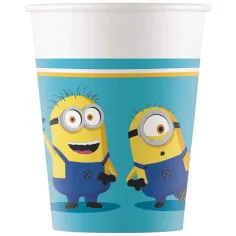 Vasos de papel Minions 8 unidades 200ml
