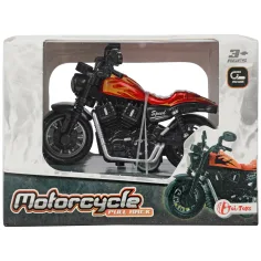 imagen de VehiCool moto con diseño de llamas tirado hacia atrás 1ud 1