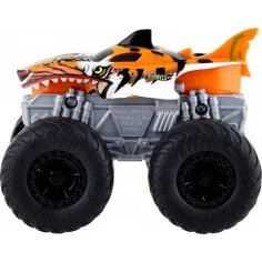 imagen de Vehículo Hot Wheels Monster Trucks Tiger Shark con luces y sonidos 1/43 - Mattel 2