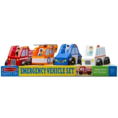 Vehículos y figuras de emergencia - Melissa & Doug