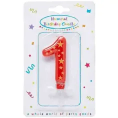 Velas numéricas estrelladas 1