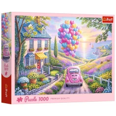 imagen de Viaje romántico puzzle de 1000 piezas - Trefl 1